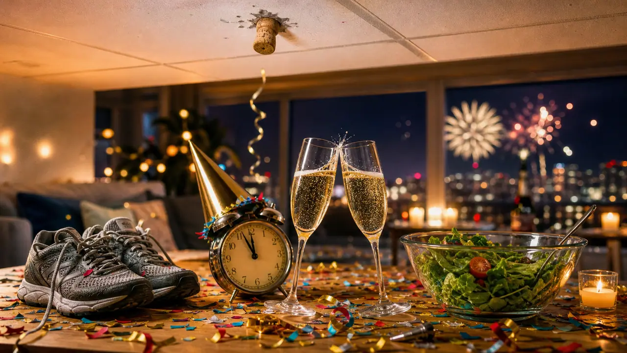Symbolbild zur Witzekategorie Silvester Witze