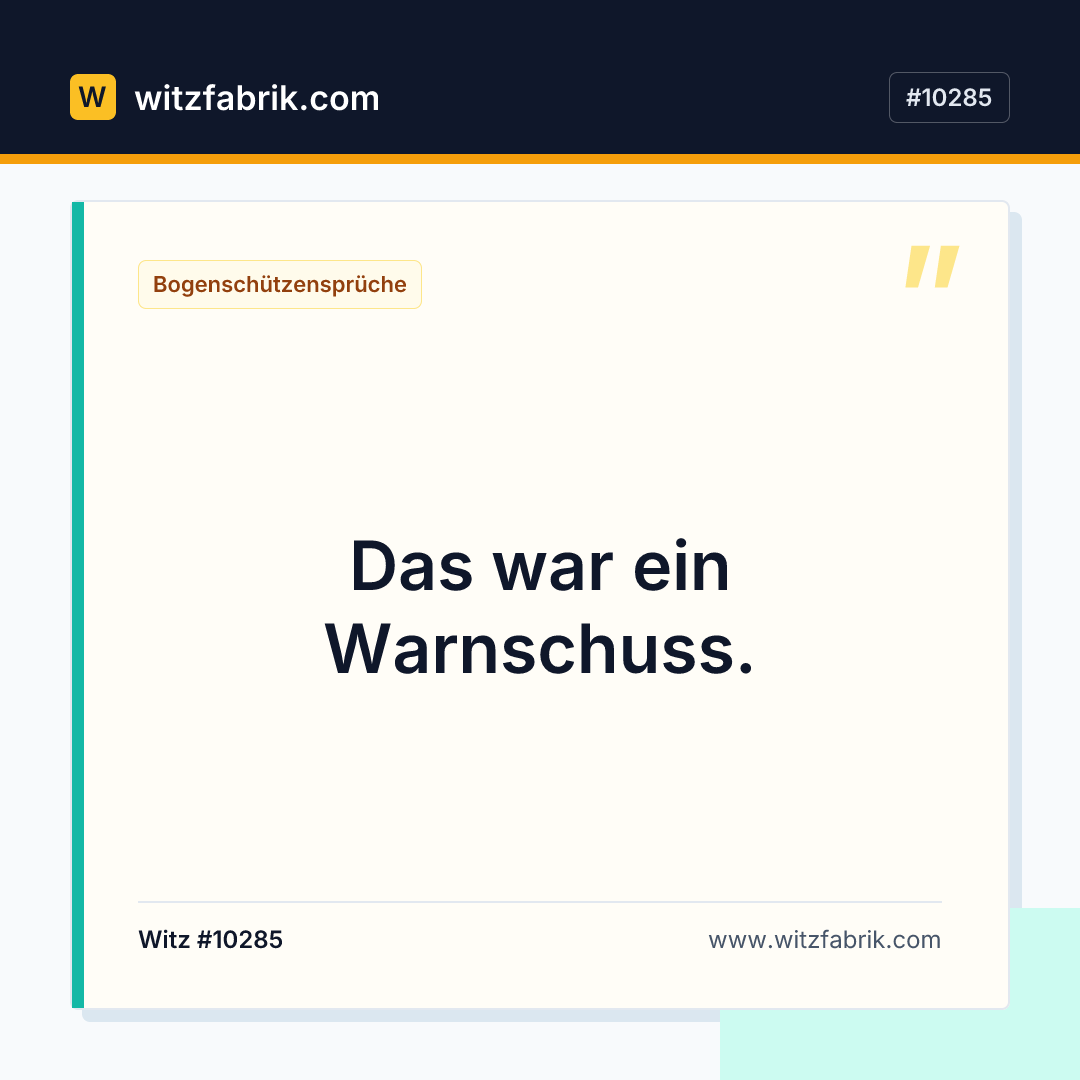 Witzfabrik-Bild zu Witz #10285