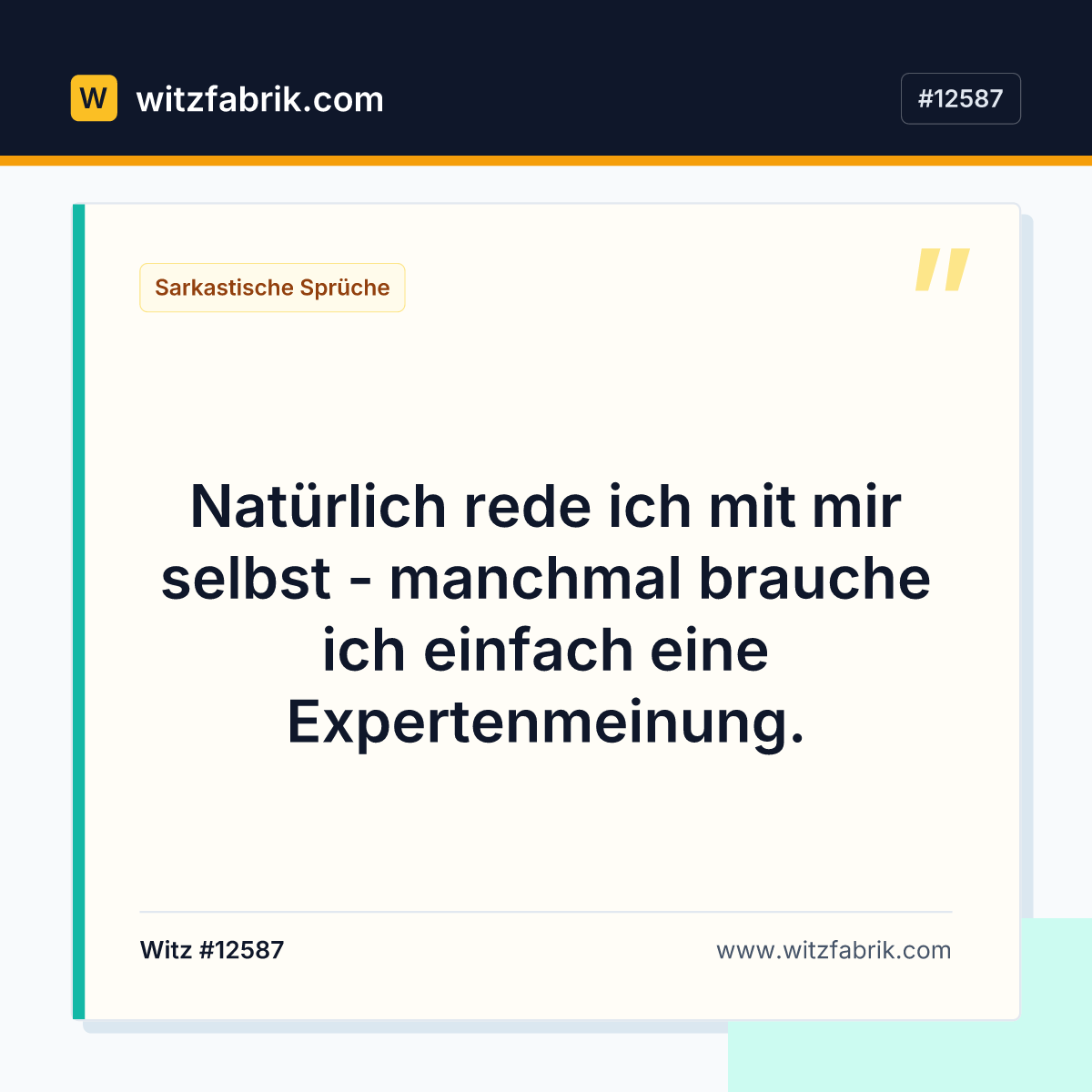 Natürlich rede ich mit mir selbst - manchmal brauche ich einfach eine Expertenmeinung.