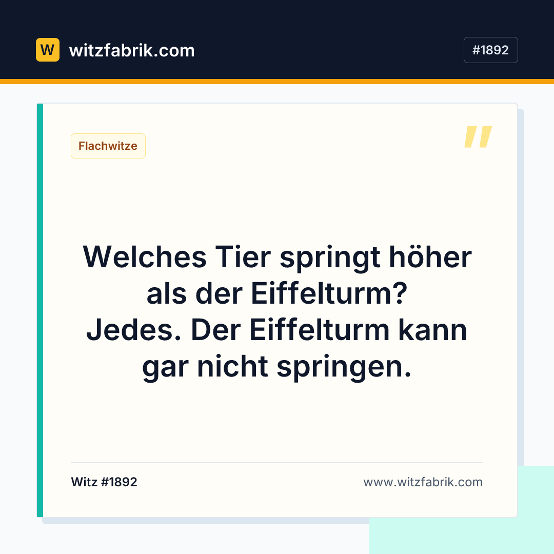 Witzfabrik-Bild zu Witz #1892