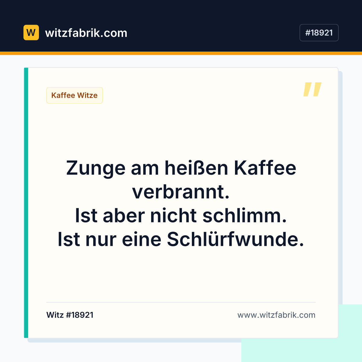 Zunge am heißen Kaffee verbrannt. Ist aber nicht schlimm. Ist nur eine Schlürfwunde.