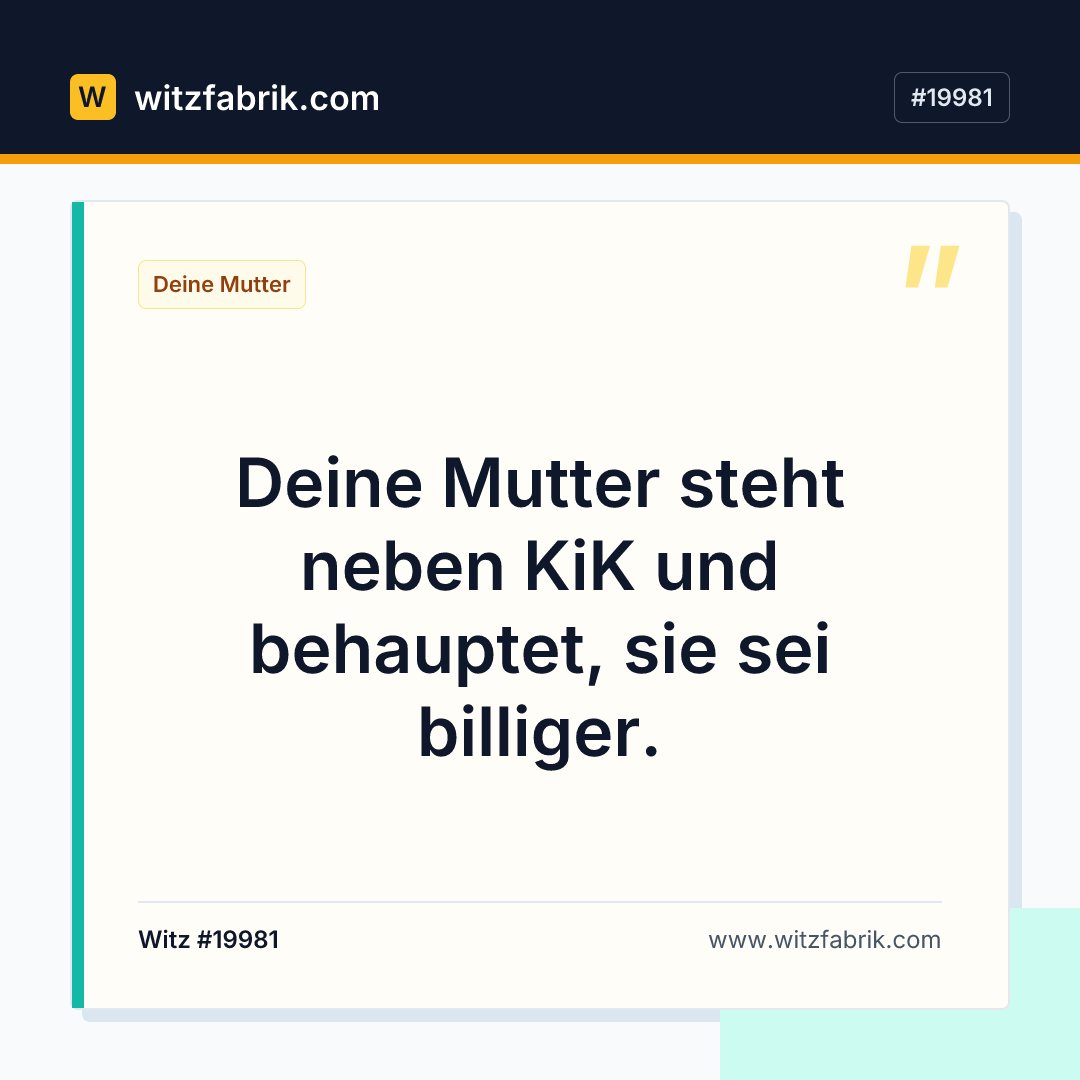 Witzfabrik-Bild zu Witz #19981