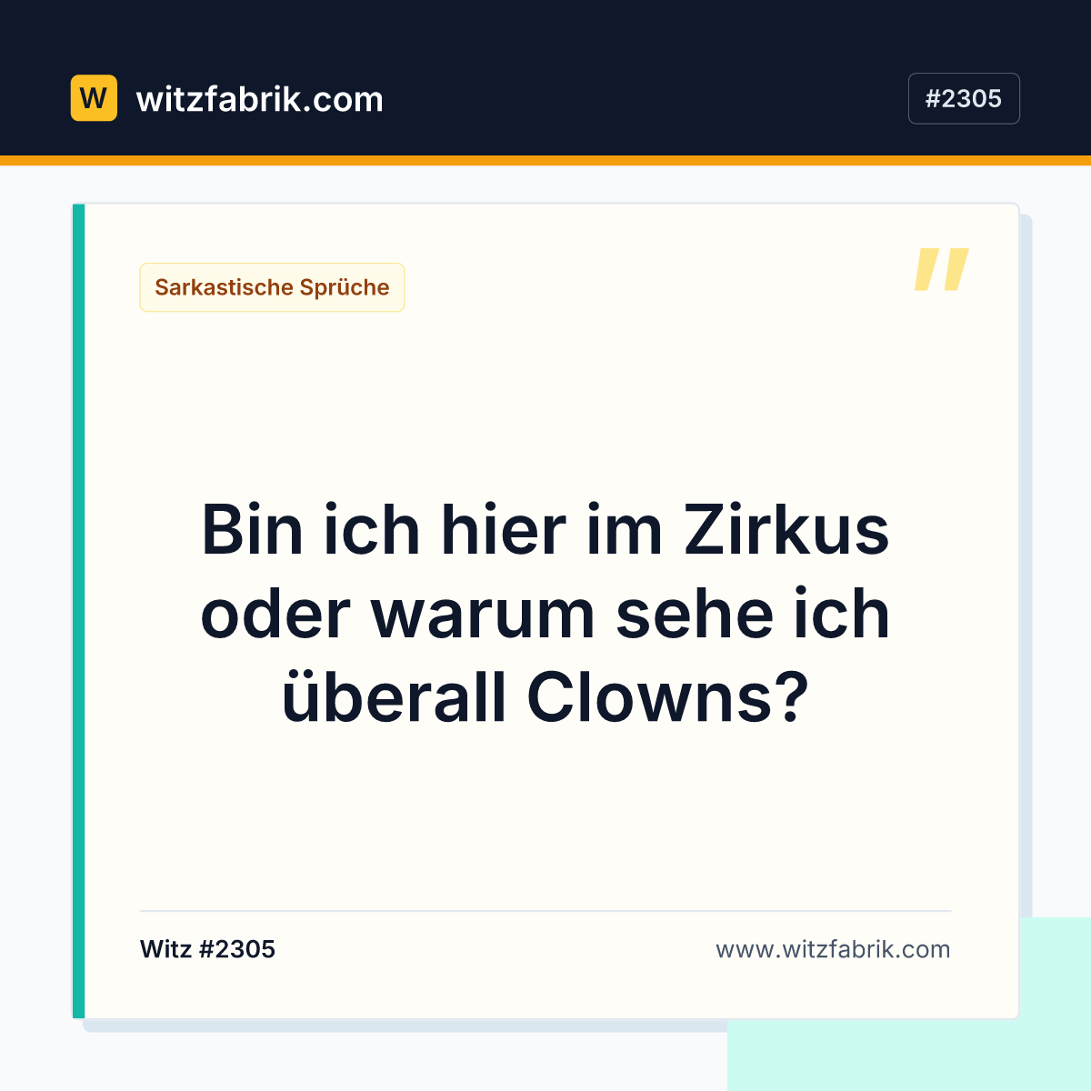 Bin ich hier im Zirkus oder warum sehe ich überall Clowns?