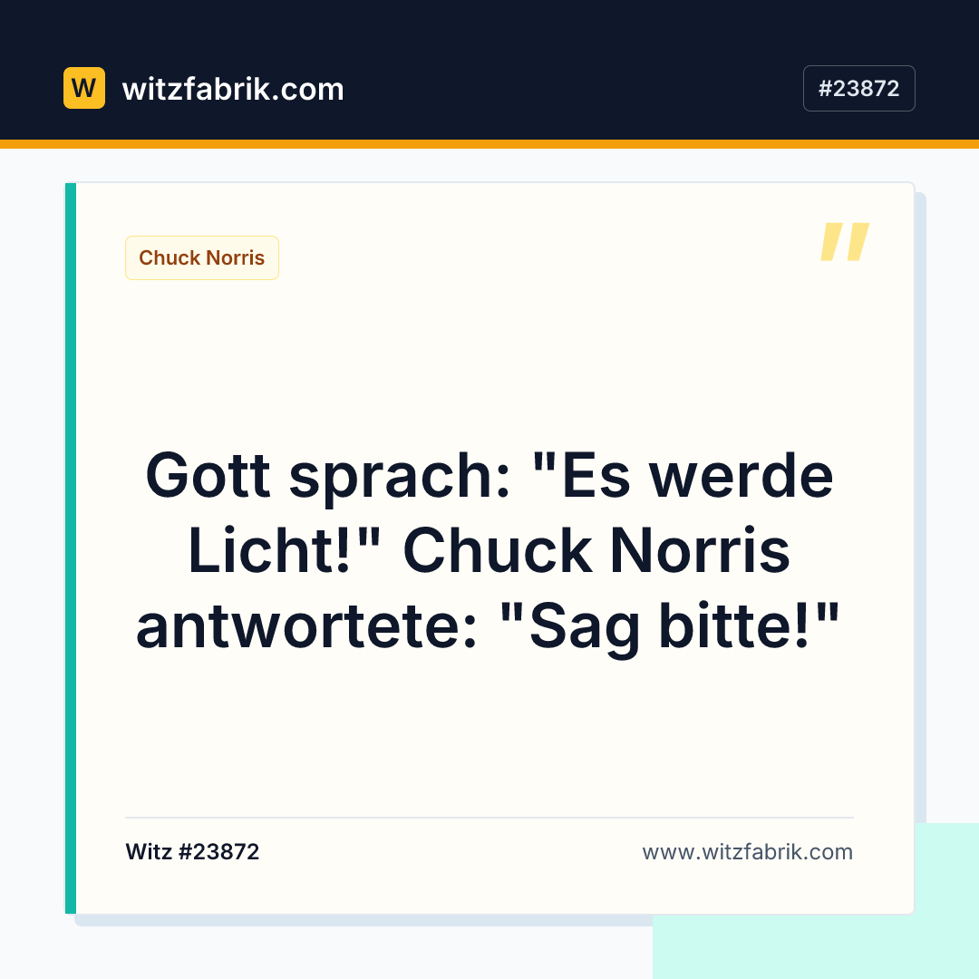 Witzfabrik-Bild zu Witz #23872