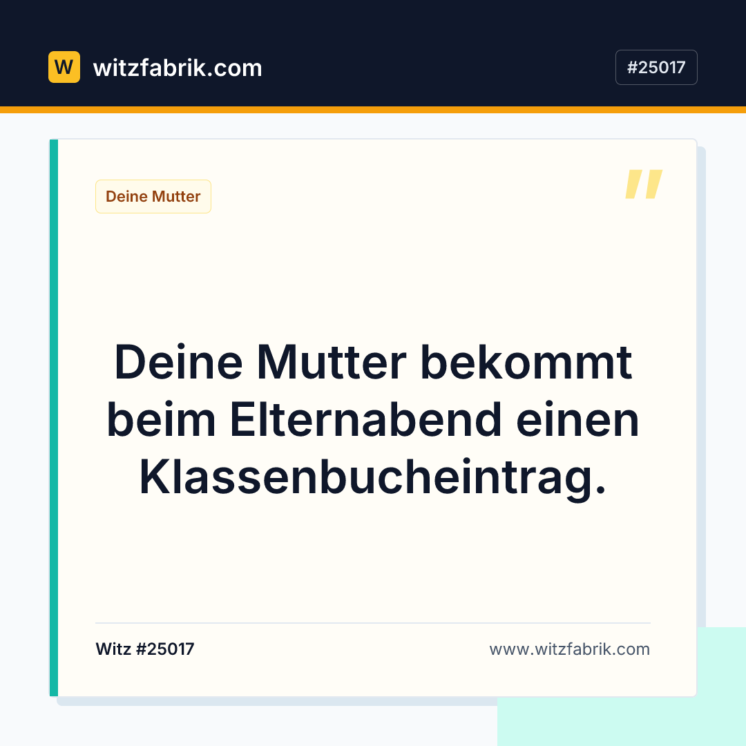 Witzfabrik-Bild zu Witz #25017