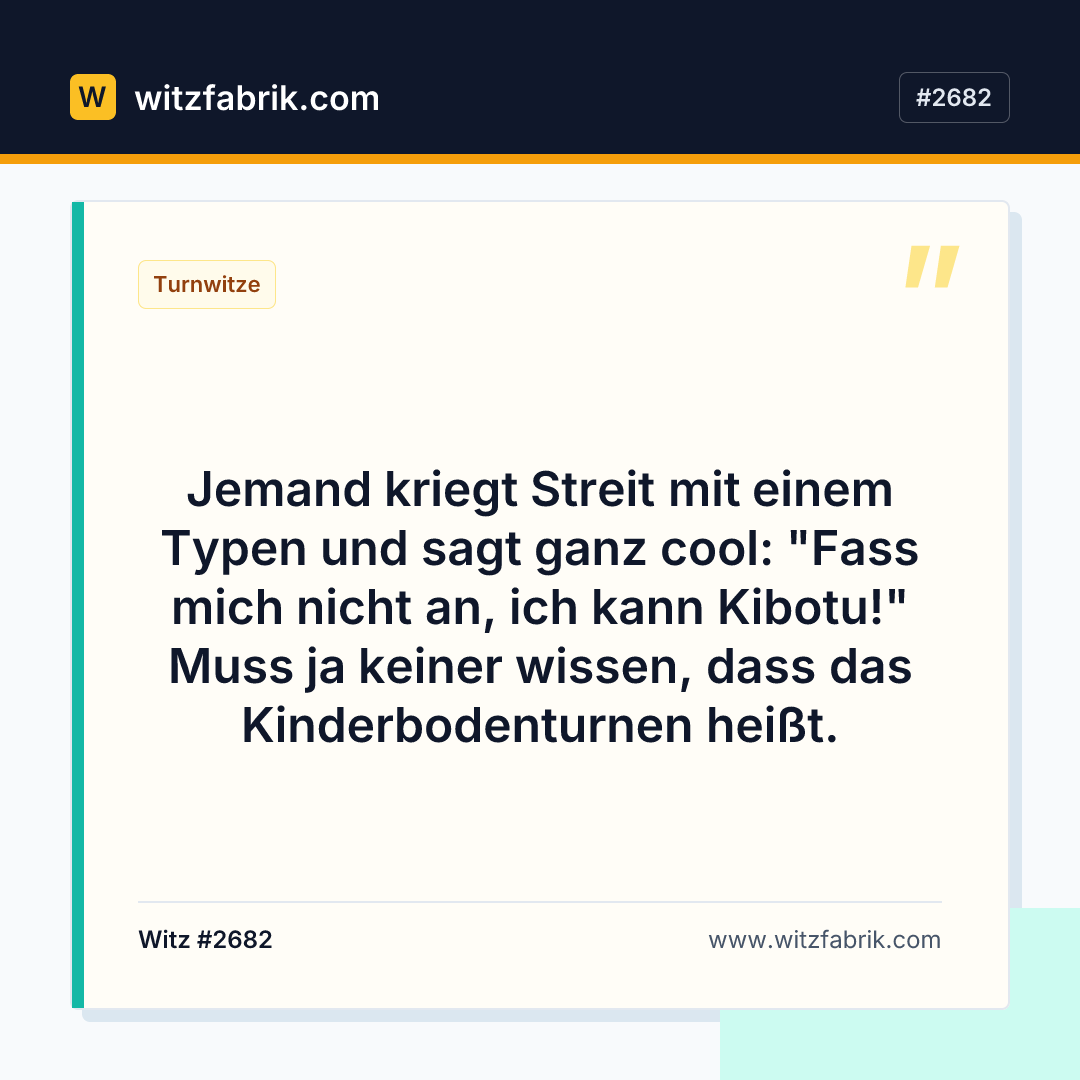 Witzfabrik-Bild zu Witz #2682