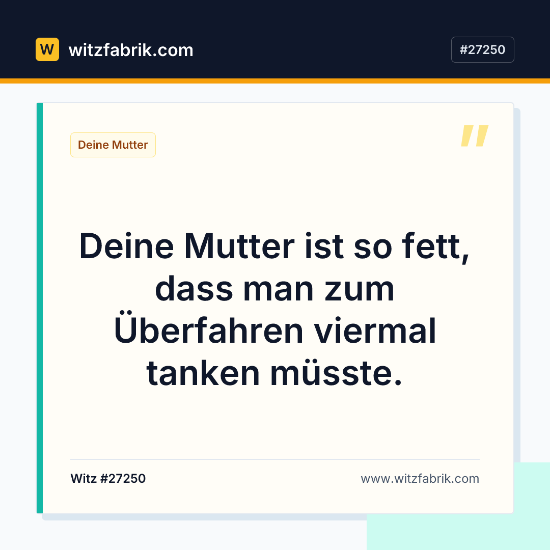 Witzfabrik-Bild zu Witz #27250