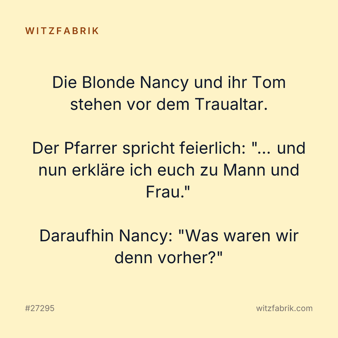 Witzfabrik-Bild zu Witz #27295
