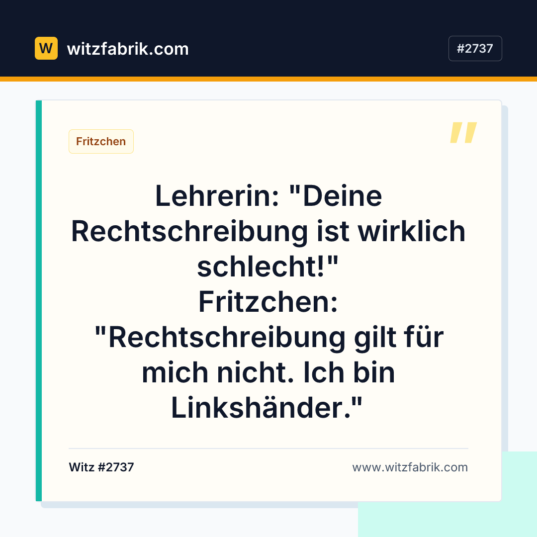 Witzfabrik-Bild zu Witz #2737