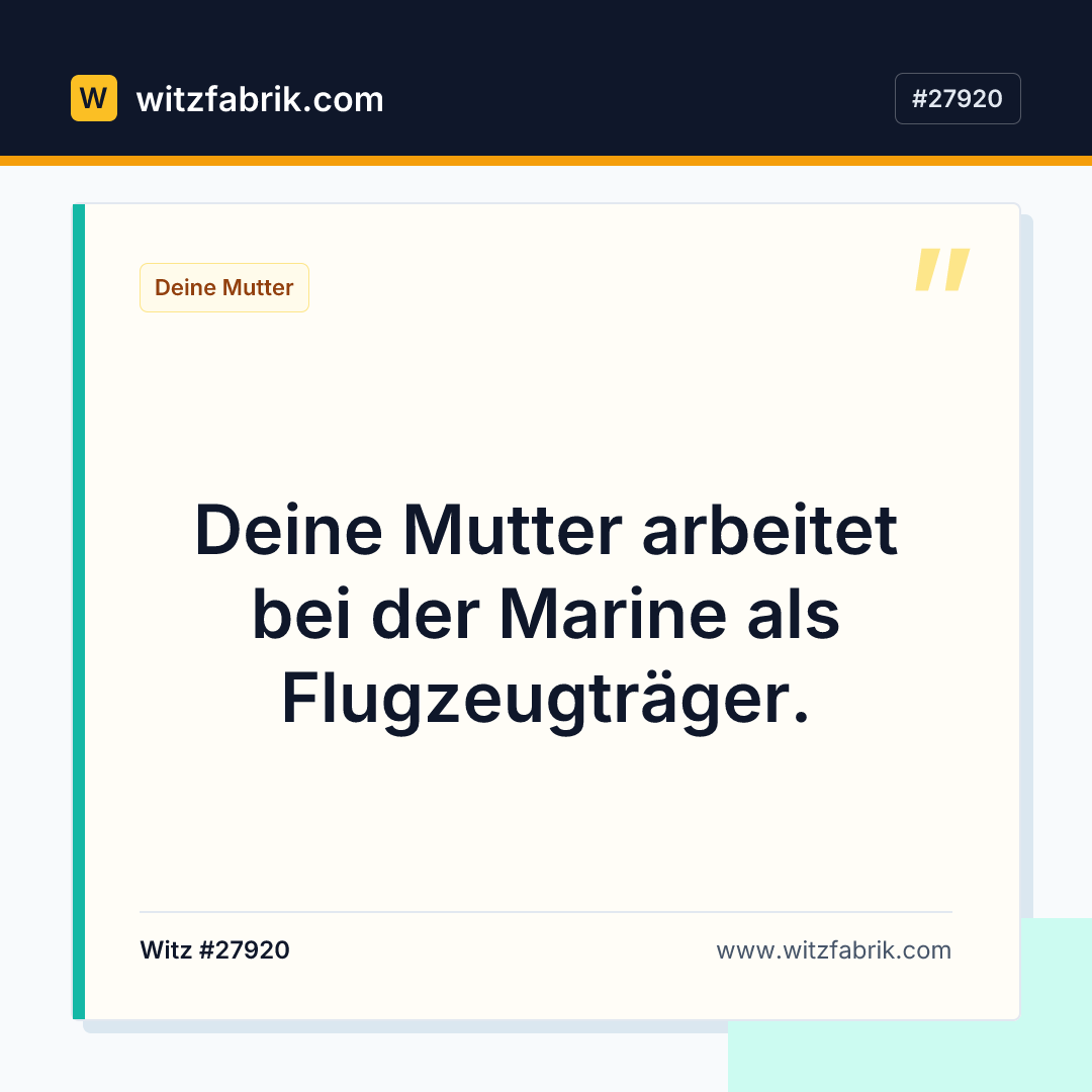 Witzfabrik-Bild zu Witz #27920