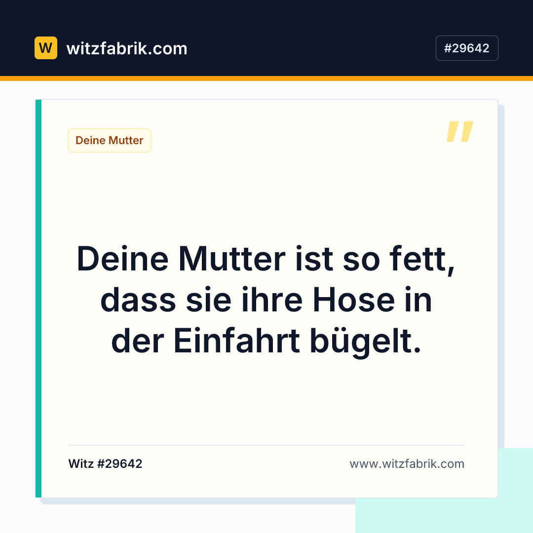 Witzfabrik-Bild zu Witz #29642