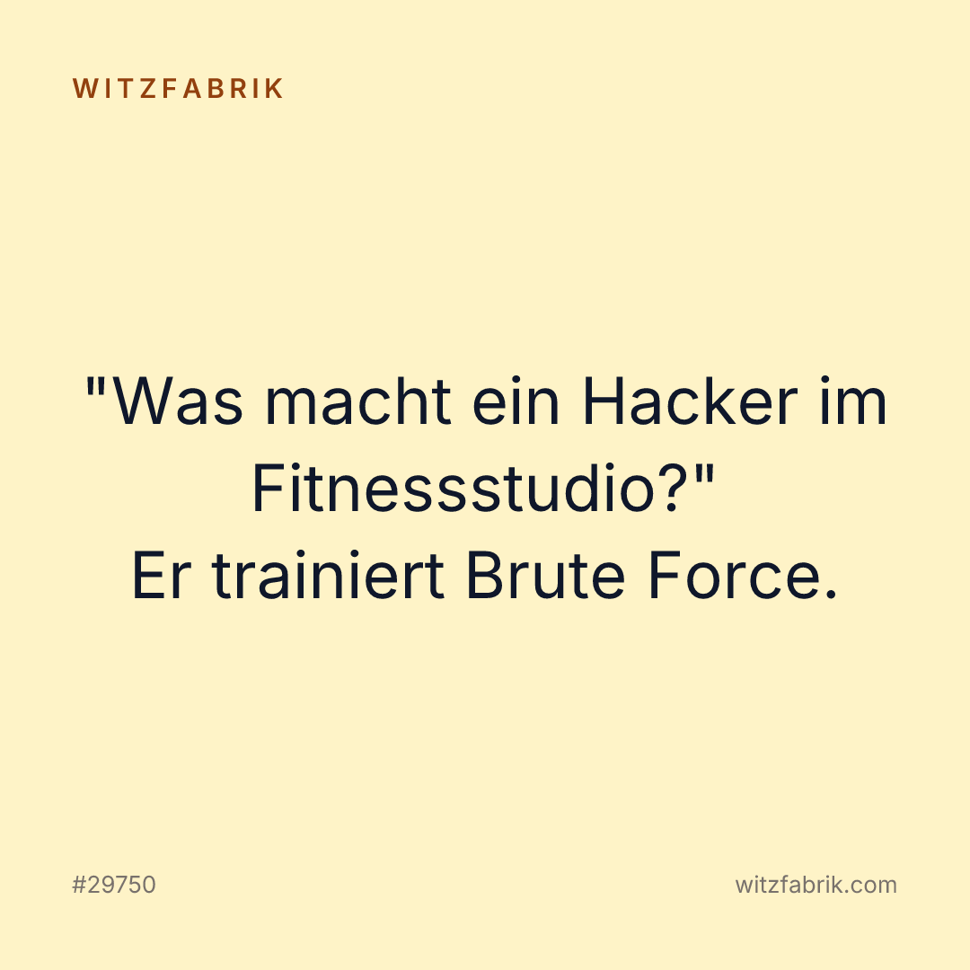 Witzfabrik-Bild zu Witz #29750