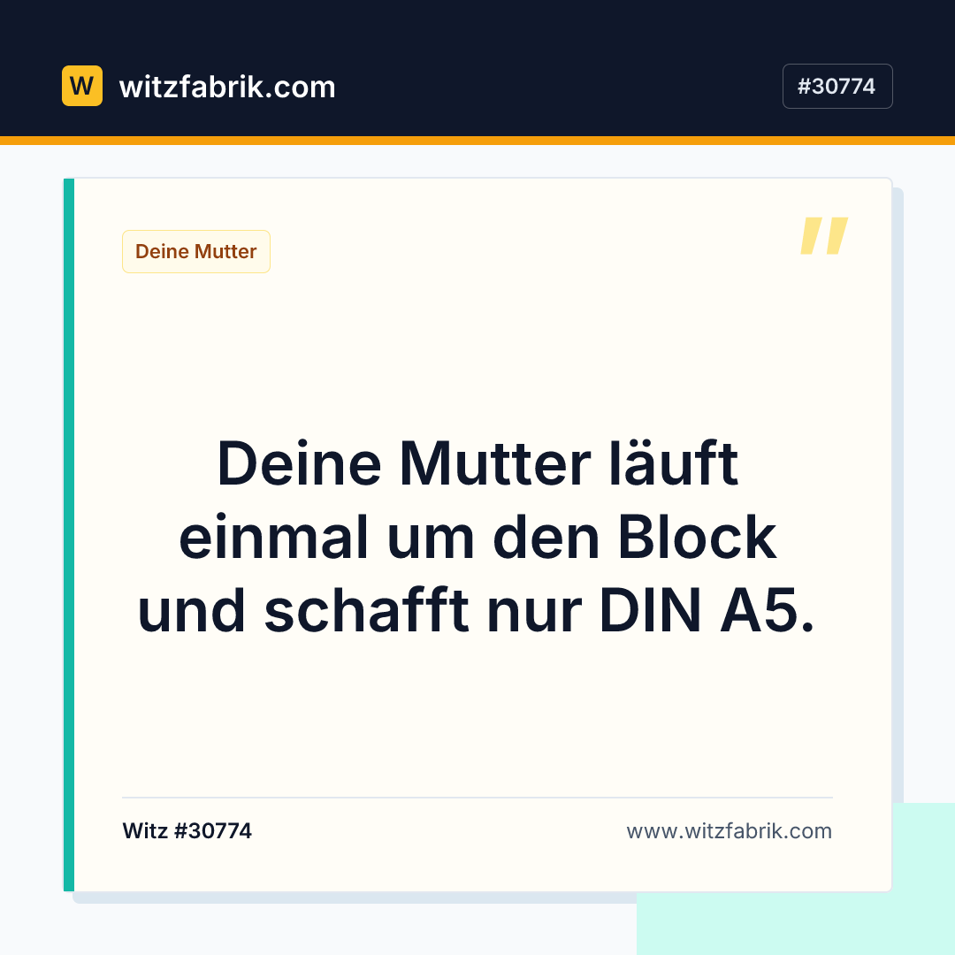 Witzfabrik-Bild zu Witz #30774