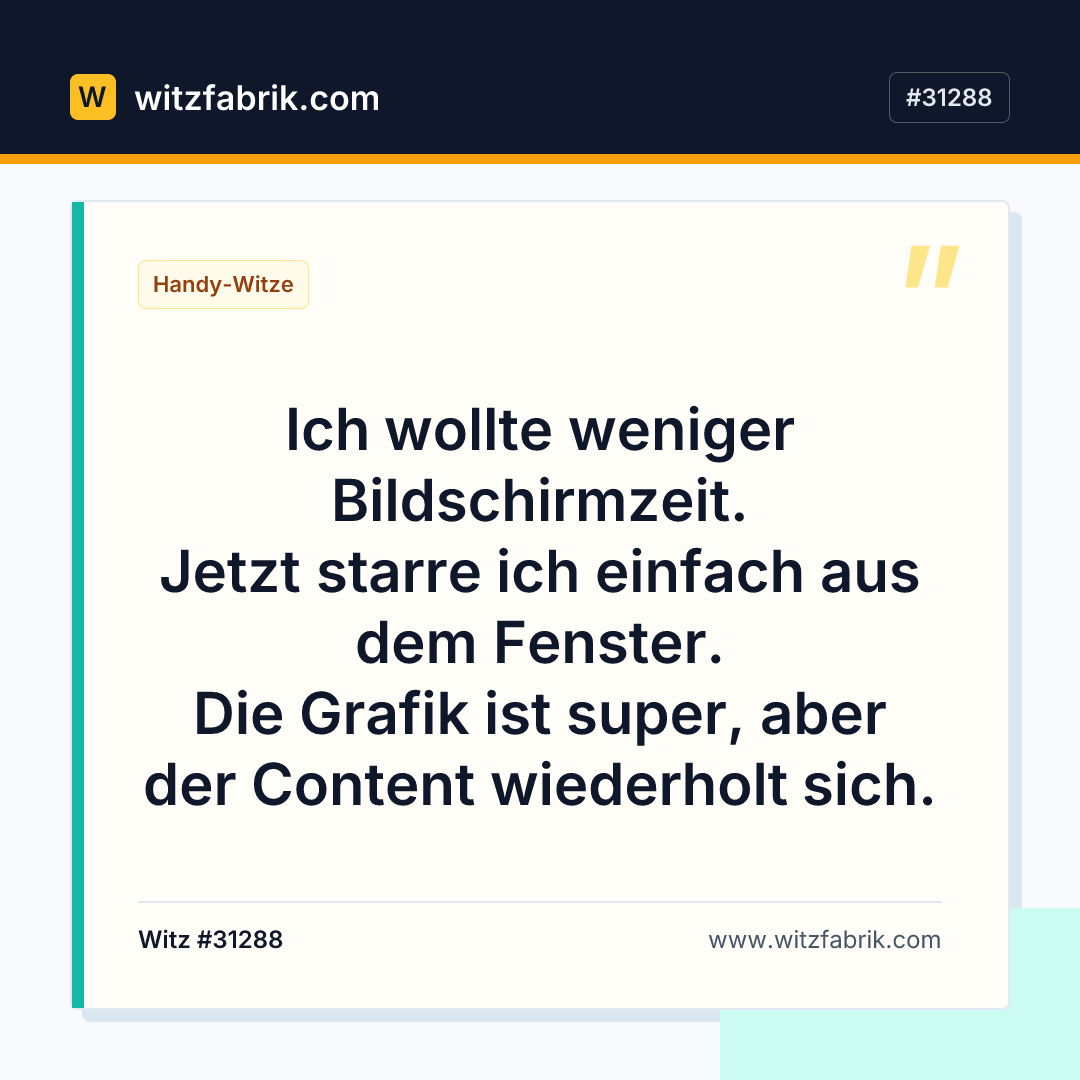 Witzfabrik-Bild zu Witz #31288