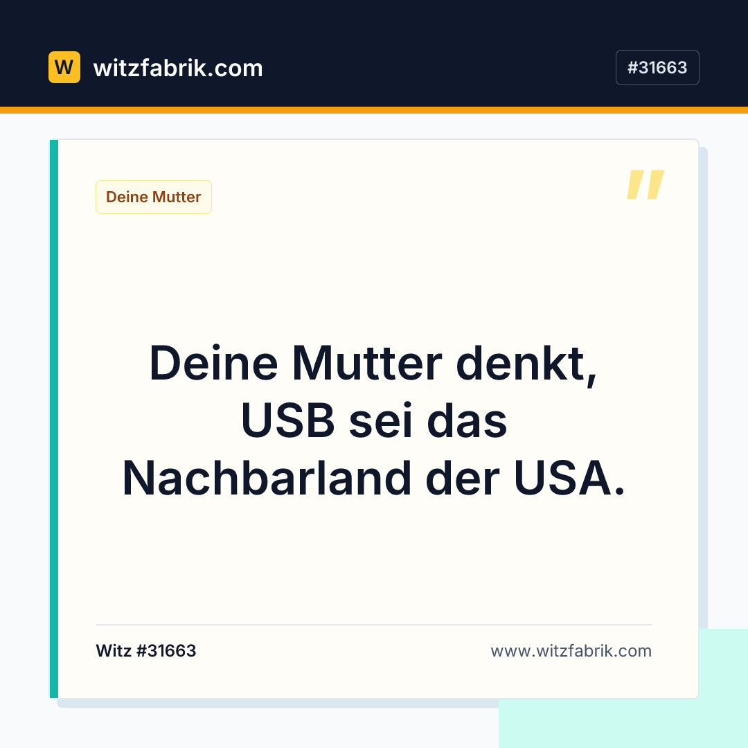 Witzfabrik-Bild zu Witz #31663
