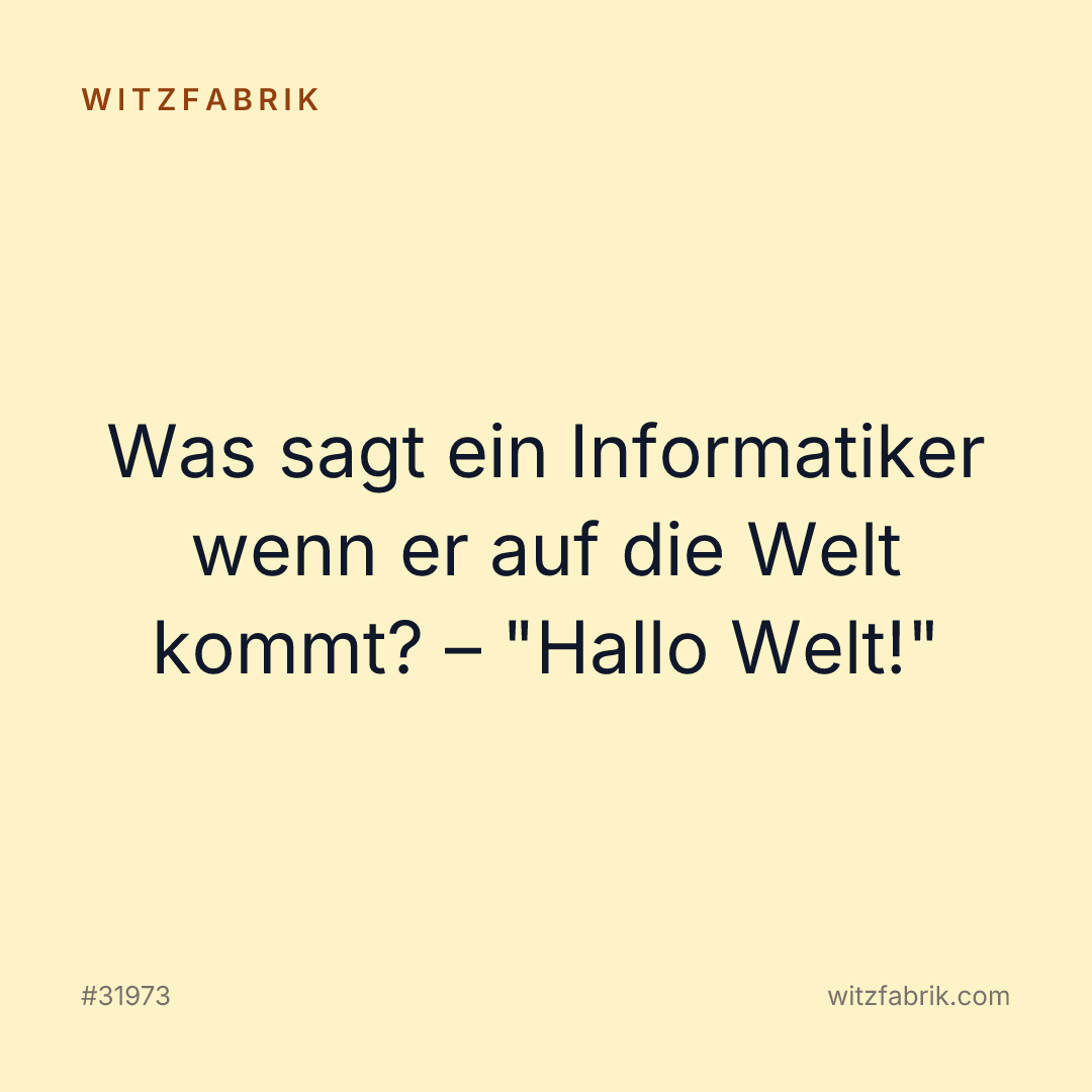 Witzfabrik-Bild zu Witz #31973