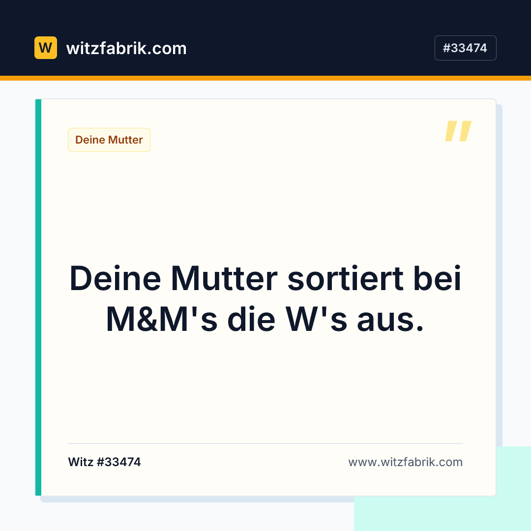 Witzfabrik-Bild zu Witz #33474