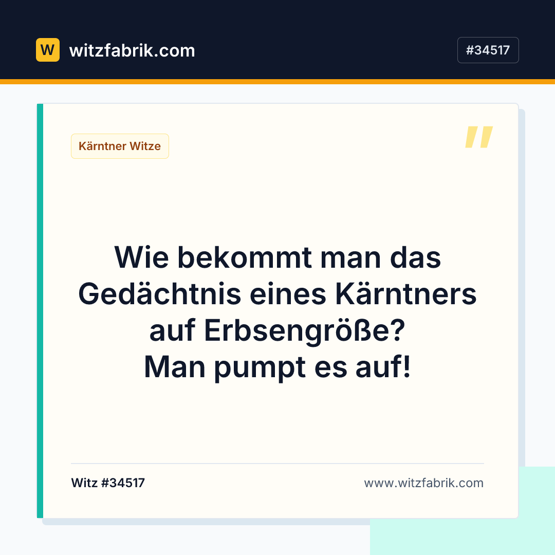 Witzfabrik-Bild zu Witz #34517