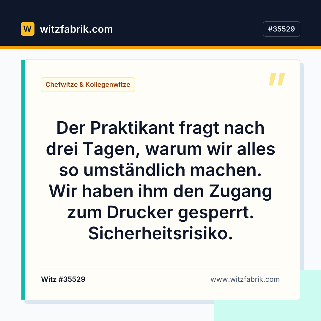 Witzfabrik-Bild zu Witz #35529