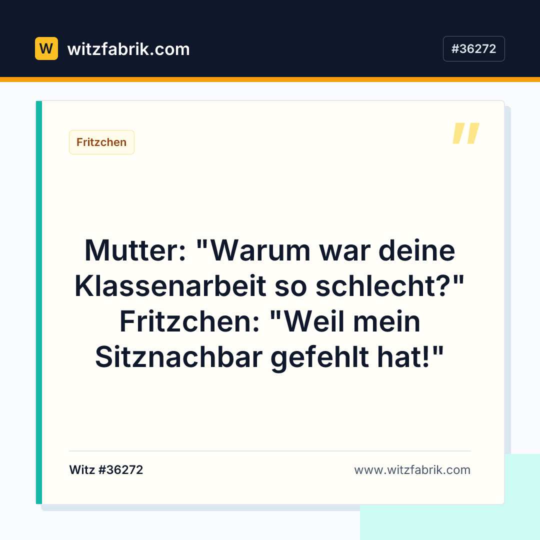 Witzfabrik-Bild zu Witz #36272