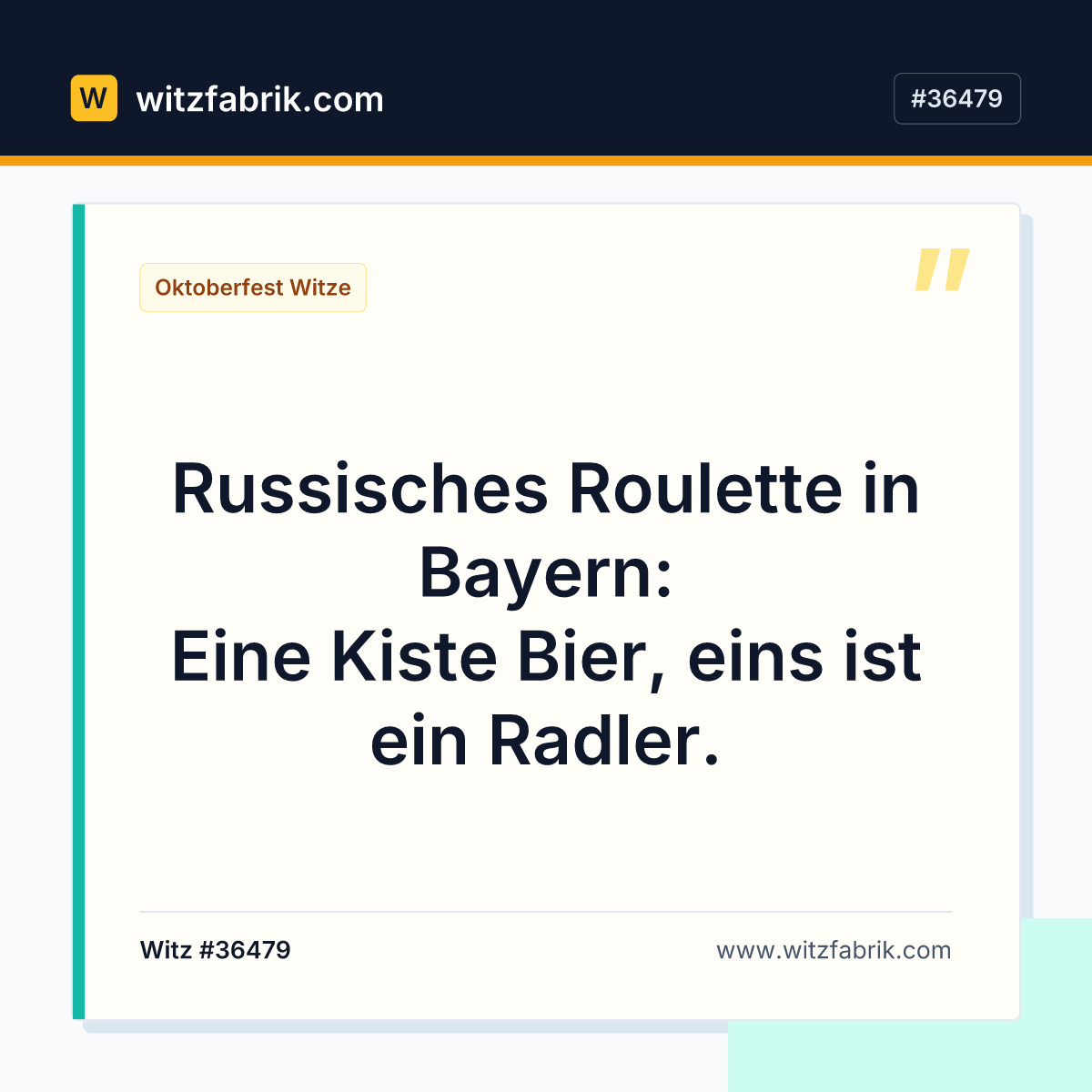 Russisches Roulette in Bayern: Eine Kiste Bier, eins ist ein Radler.