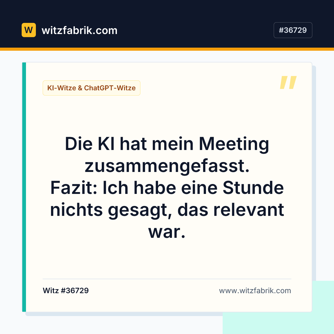 Witzfabrik-Bild zu Witz #36729