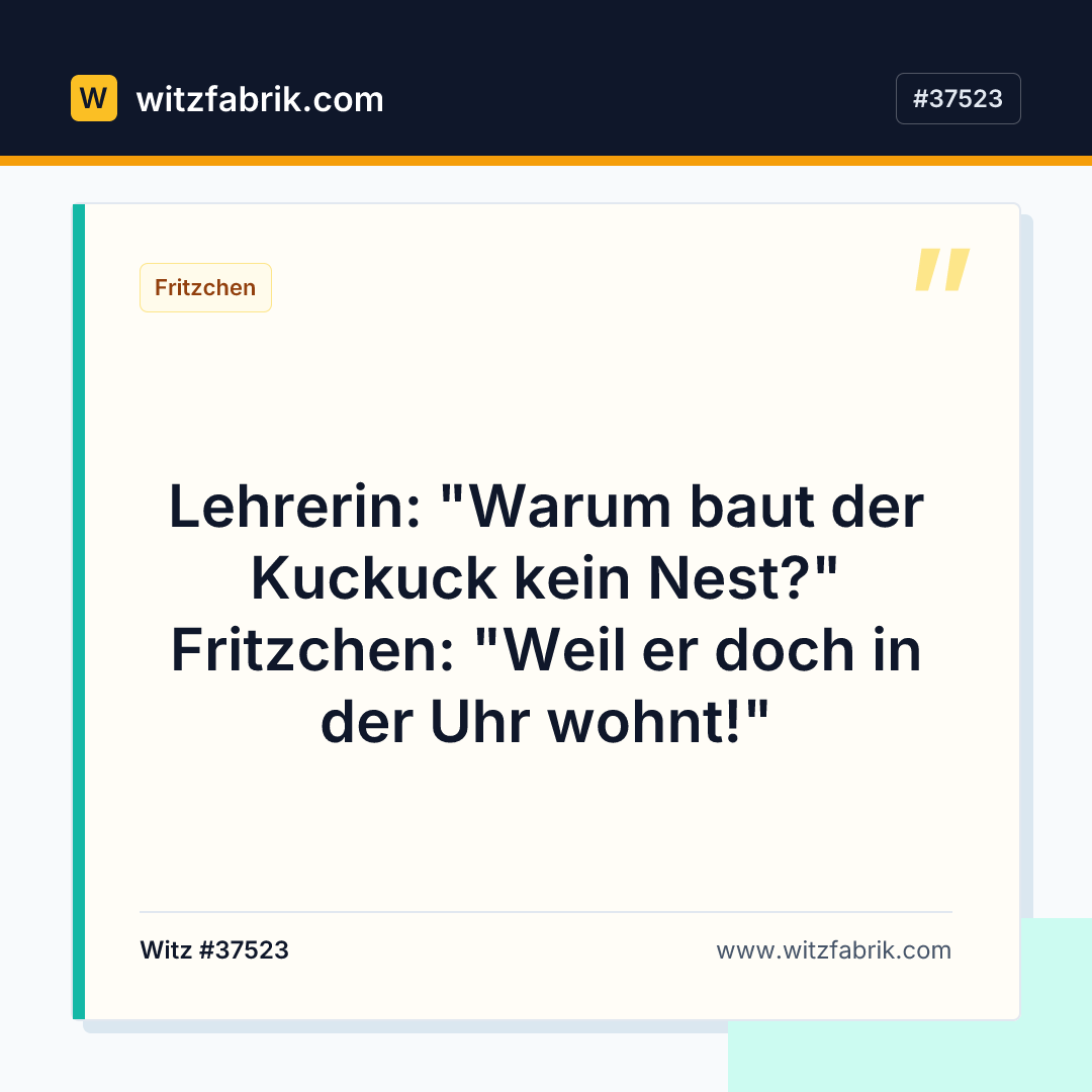 Witzfabrik-Bild zu Witz #37523