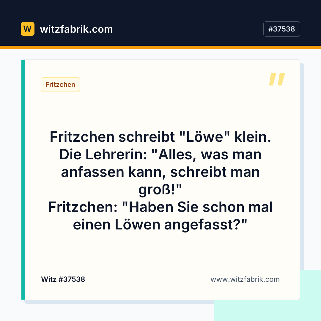 Witzfabrik-Bild zu Witz #37538