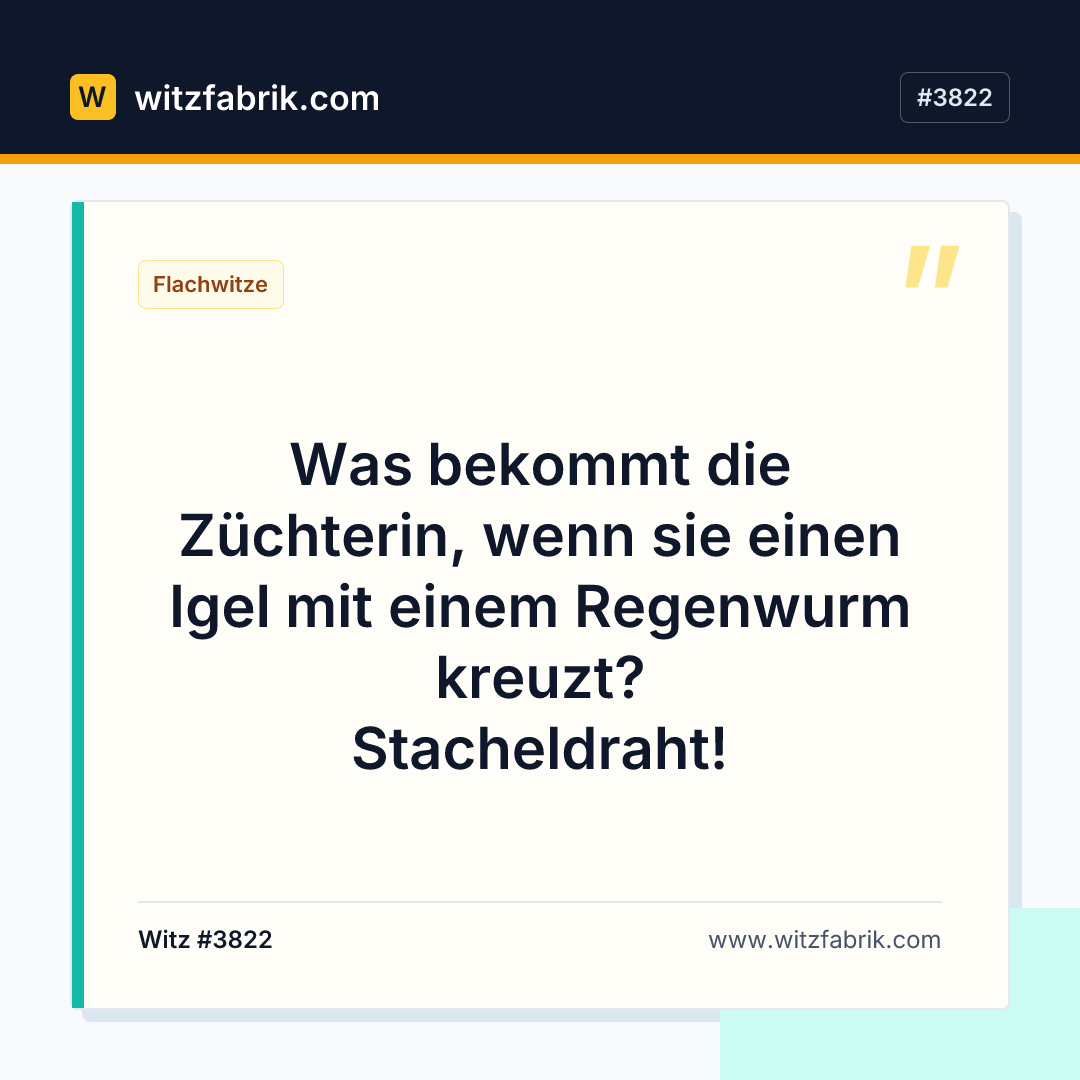 Witzfabrik-Bild zu Witz #3822