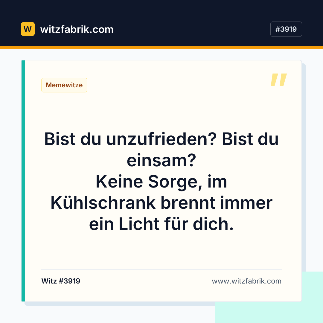 Witzfabrik-Bild zu Witz #3919