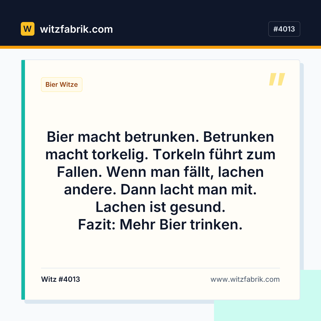 Witzfabrik-Bild zu Witz #4013