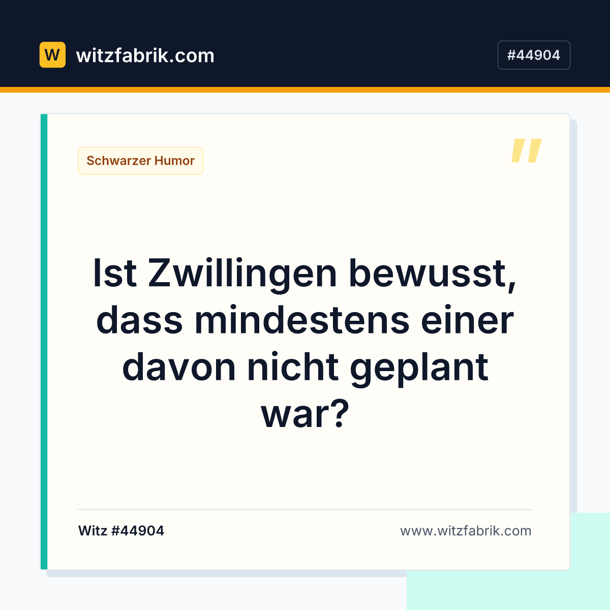Ist Zwillingen bewusst, dass mindestens einer davon nicht geplant war?