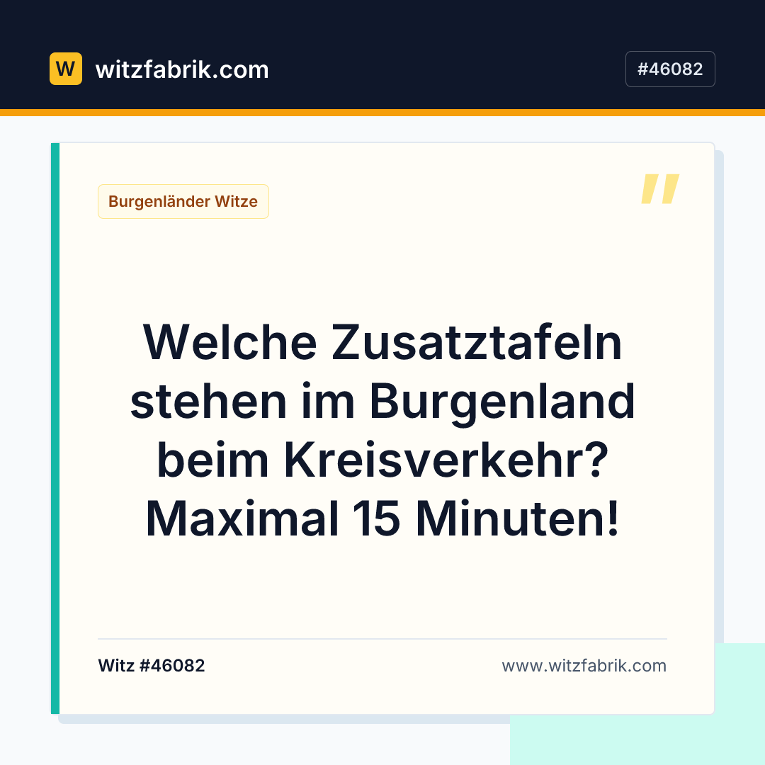 Witzfabrik-Bild zu Witz #46082