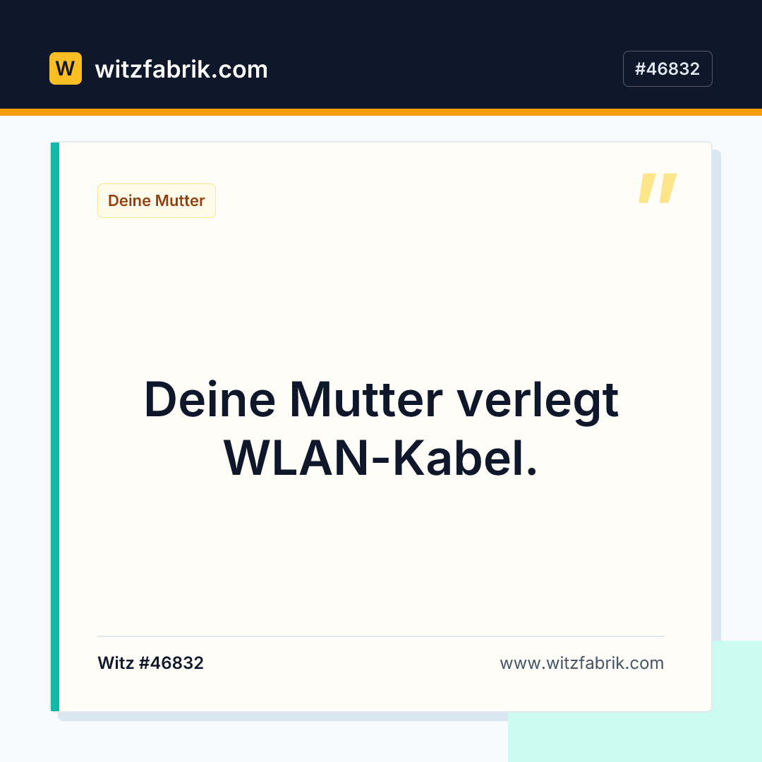 Witzfabrik-Bild zu Witz #46832