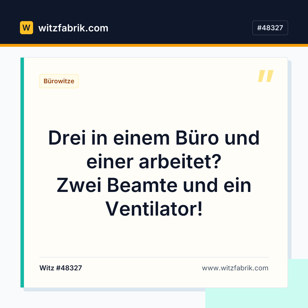 Witzfabrik-Bild zu Witz #48327