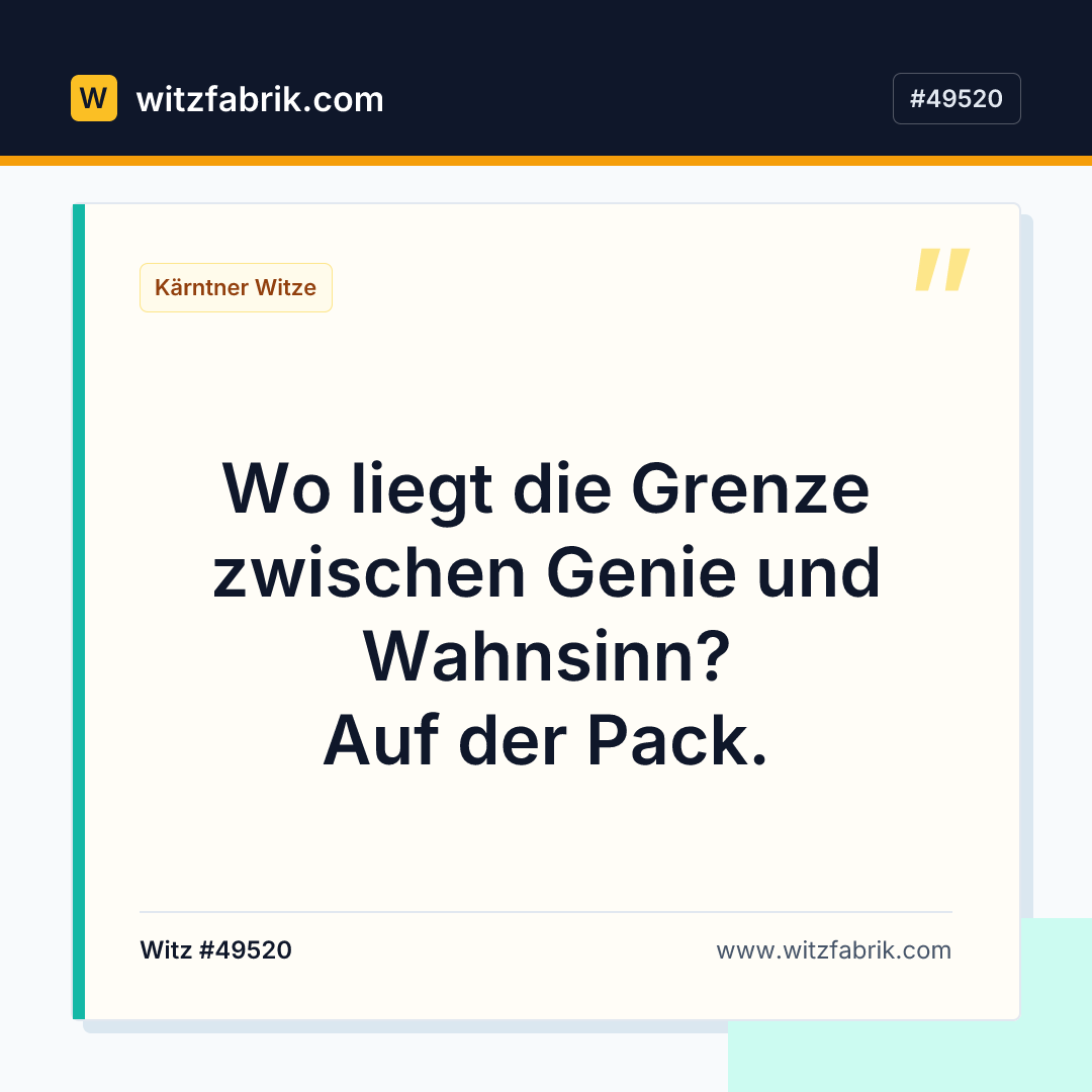 Witzfabrik-Bild zu Witz #49520