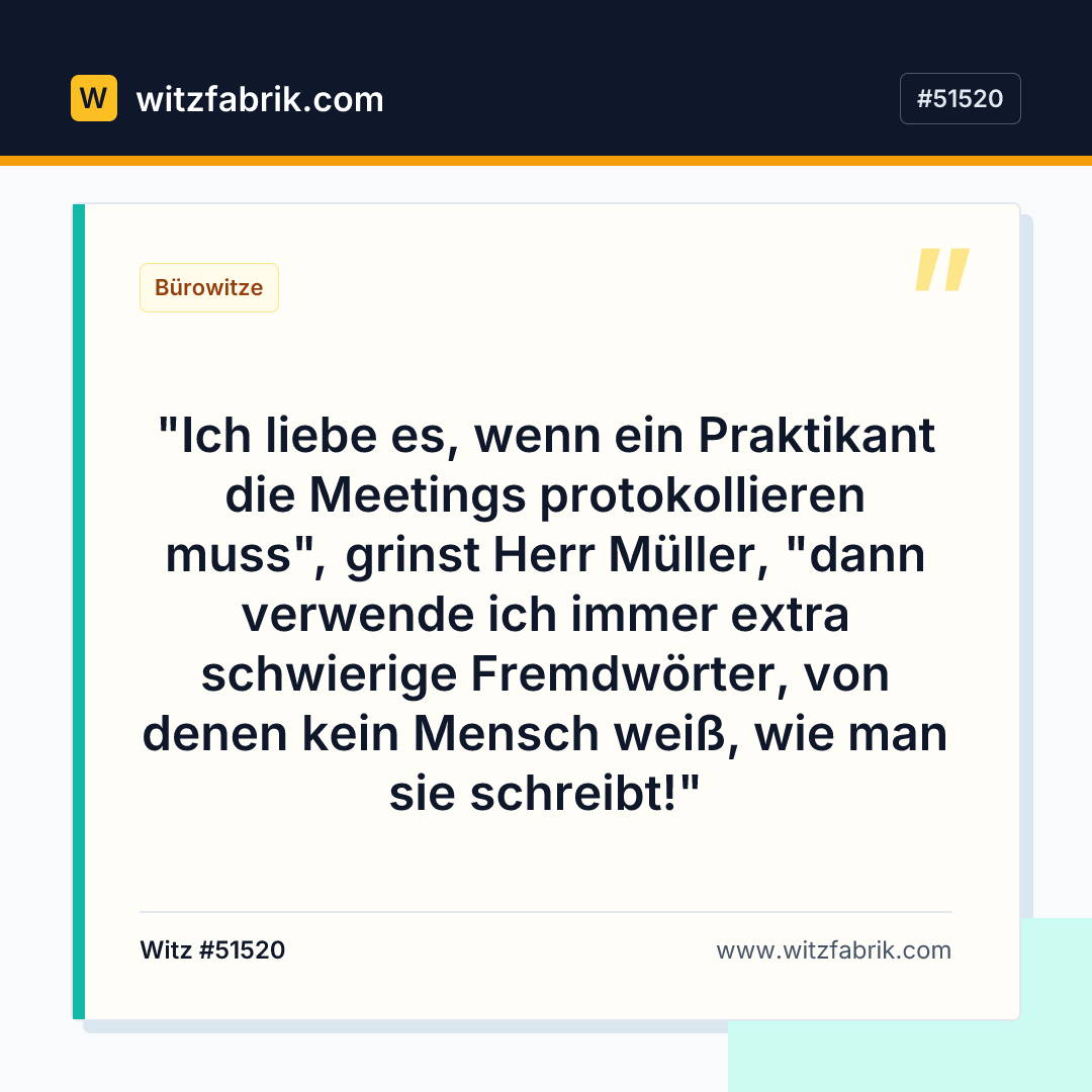 Witzfabrik-Bild zu Witz #51520