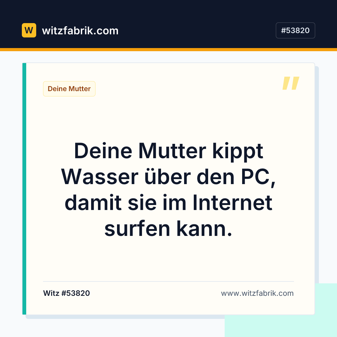 Witzfabrik-Bild zu Witz #53820