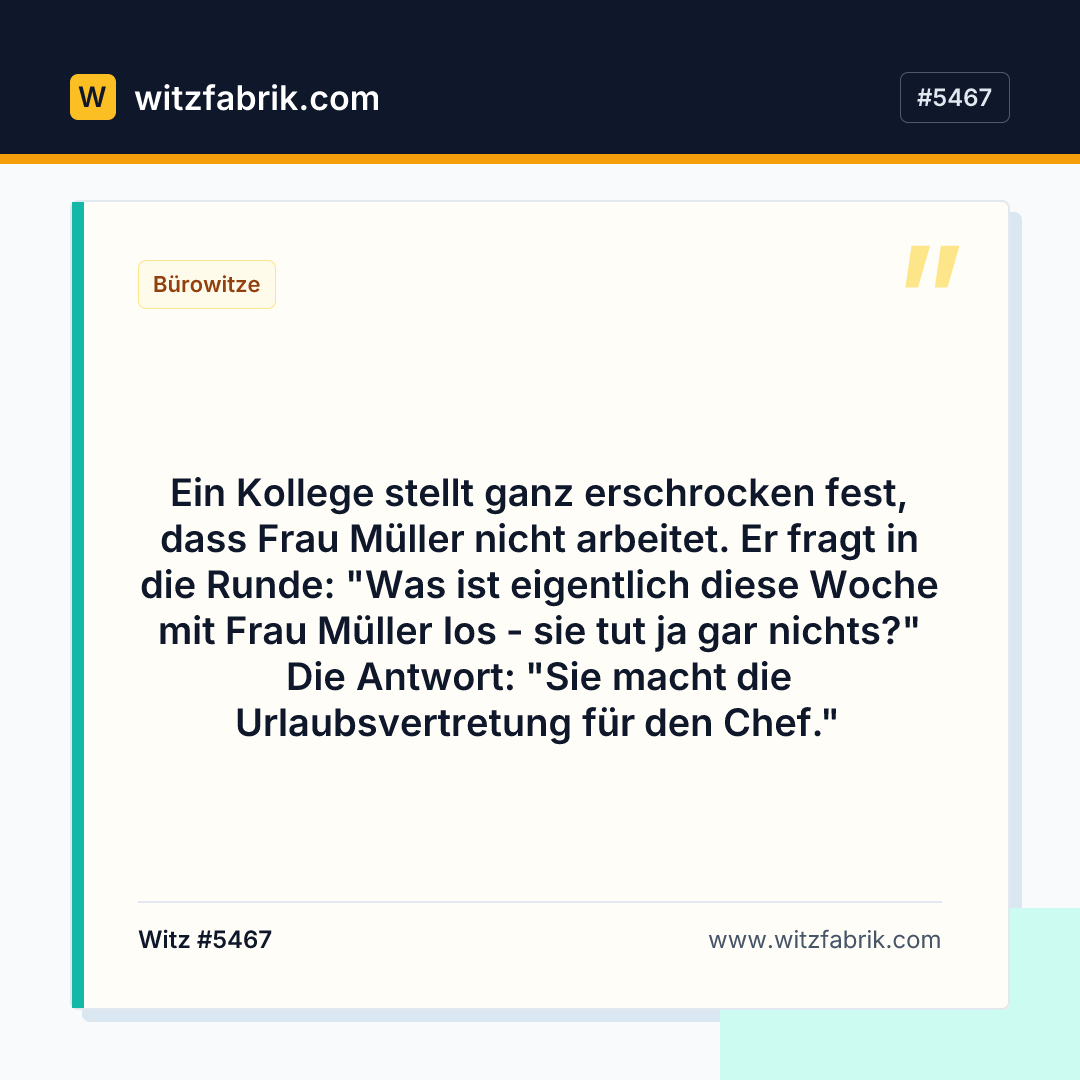 Witzfabrik-Bild zu Witz #5467