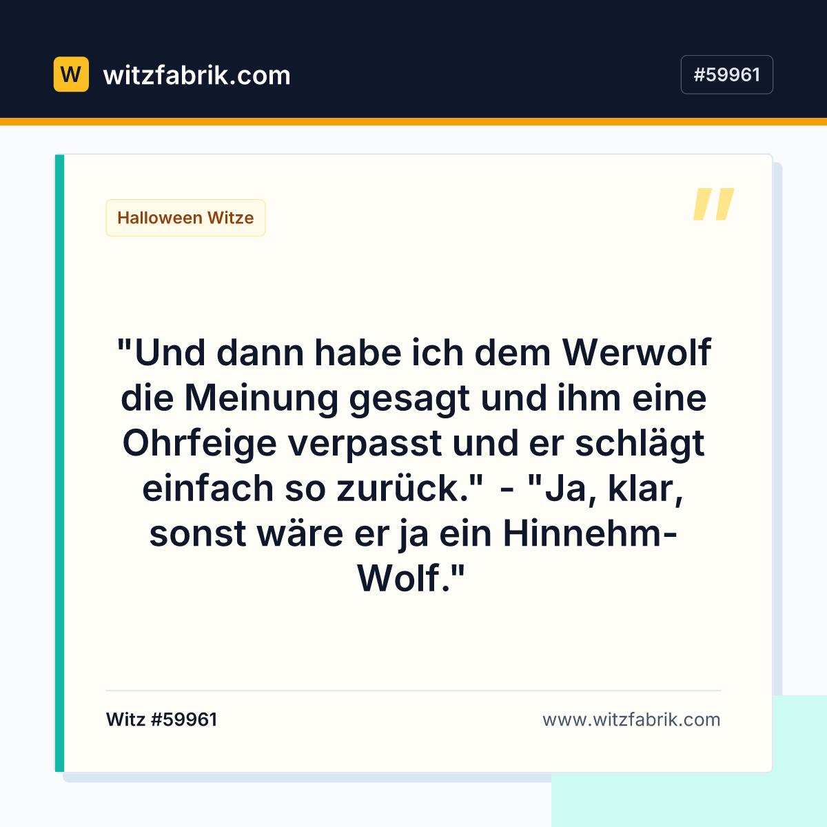 "Und dann habe ich dem Werwolf die Meinung gesagt und ihm eine Ohrfeige verpasst und er schlägt einfach so zurück." - "Ja…