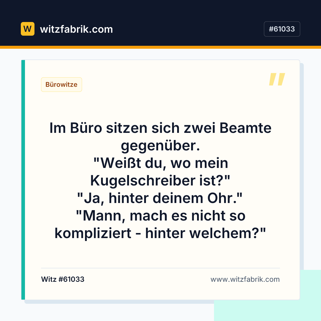 Witzfabrik-Bild zu Witz #61033