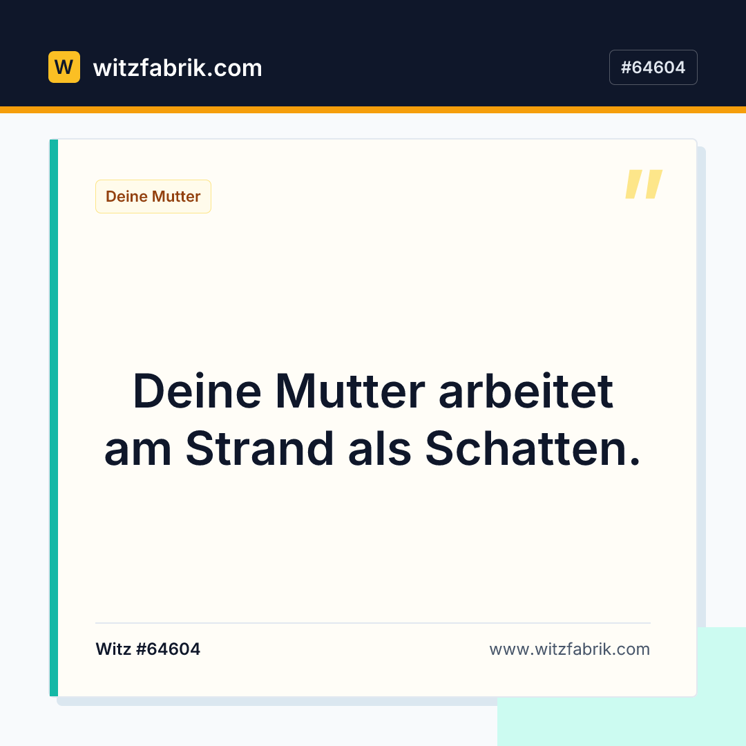 Witzfabrik-Bild zu Witz #64604