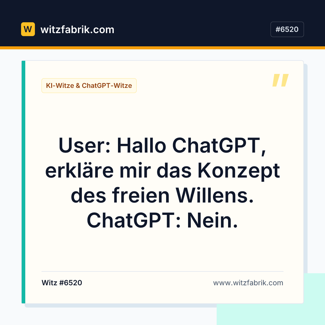 Witzfabrik-Bild zu Witz #6520