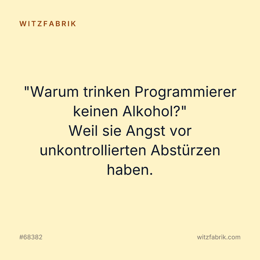 Witzfabrik-Bild zu Witz #68382