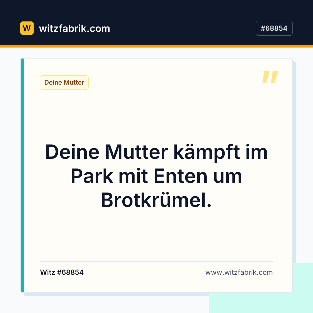 Witzfabrik-Bild zu Witz #68854