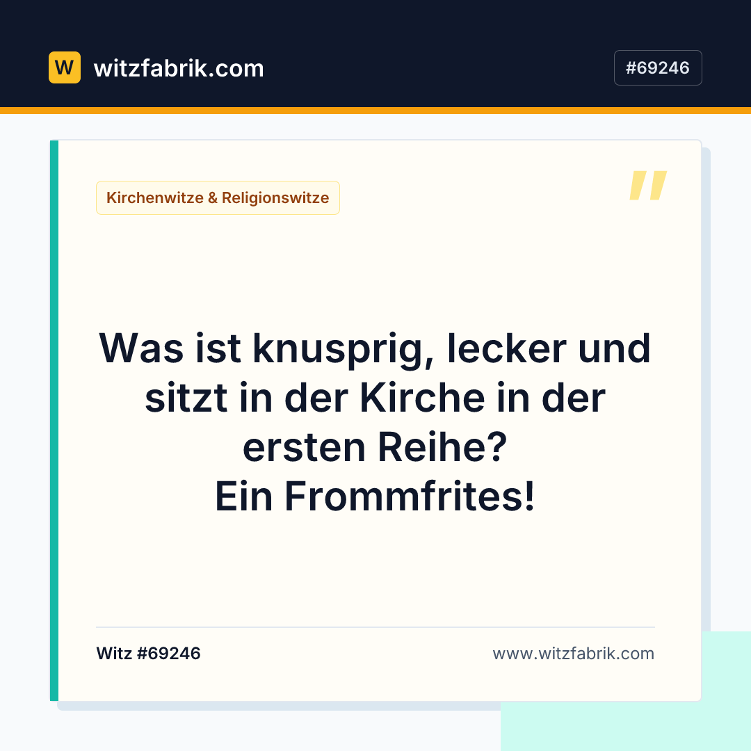 Witzfabrik-Bild zu Witz #69246