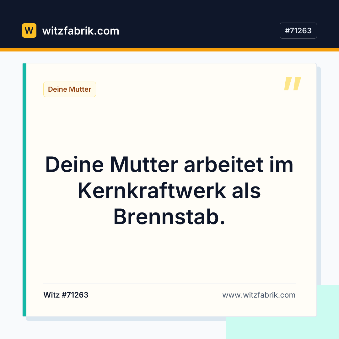 Witzfabrik-Bild zu Witz #71263