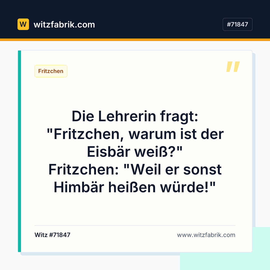 Witzfabrik-Bild zu Witz #71847