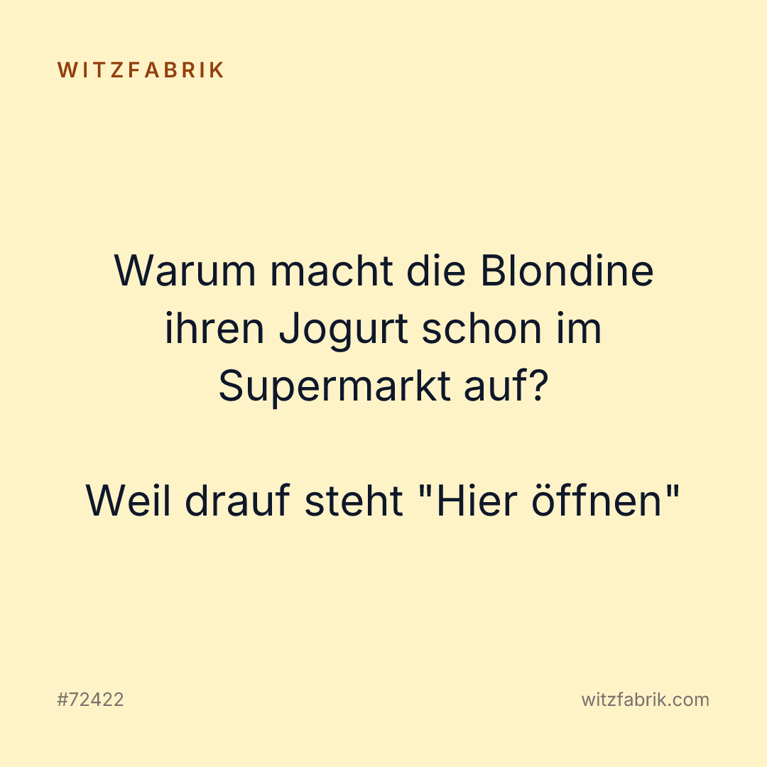 Witzfabrik-Bild zu Witz #72422
