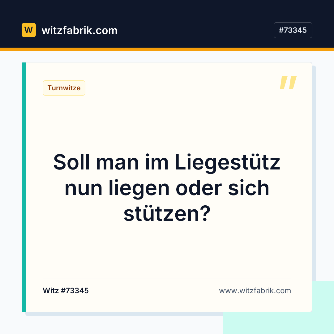 Witzfabrik-Bild zu Witz #73345